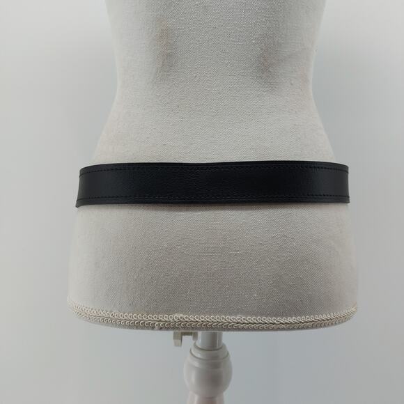 Dickies Black Men's Leather Belt Size 36 Workwear Streetwear - Picture 5 of 14